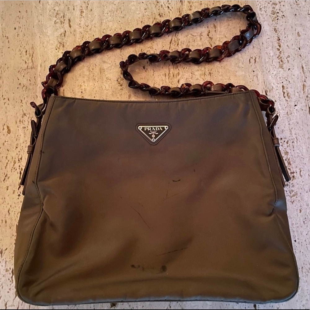 Prada Cafe Au Lait Handbag
